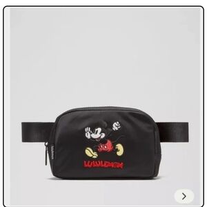 lululemon athletica Men's Black Mickey Mouse Belt Bag
